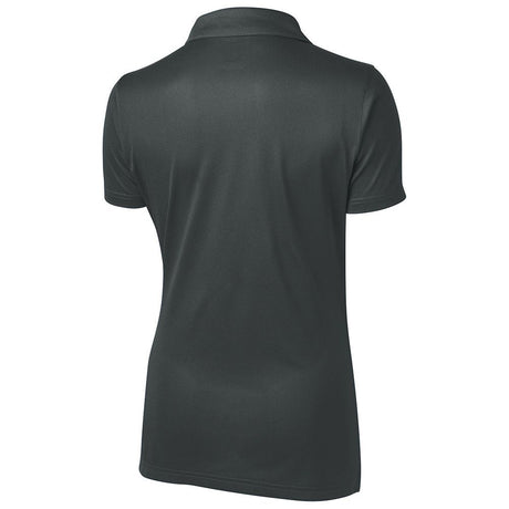 Ladies Active Textured Polo Iron Grey X - Small Women's