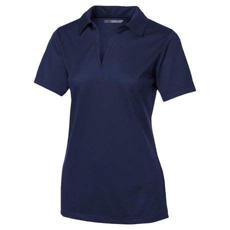 Ladies Active Textured Polo True Navy X - Small Women's