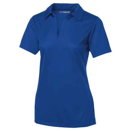 Ladies Active Textured Polo True Royal X - Small Women's