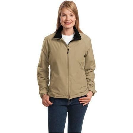 Ladies Challenger Jacket Khaki/True Black Large Jackets