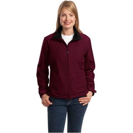 Ladies Challenger Jacket Maroon/True Black 4X - Large Jackets