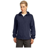 Ladies Colorblock Hooded Jacket 2X - Large True Navy/White Jackets