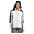 Ladies Colorblock Microfleece Jacket White/Battleship Grey X - Small Fleece Jackets