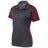 Ladies Colorblock Micropique Sport - Wick Polo X - Small Iron Grey/Maroon Polos/Knits