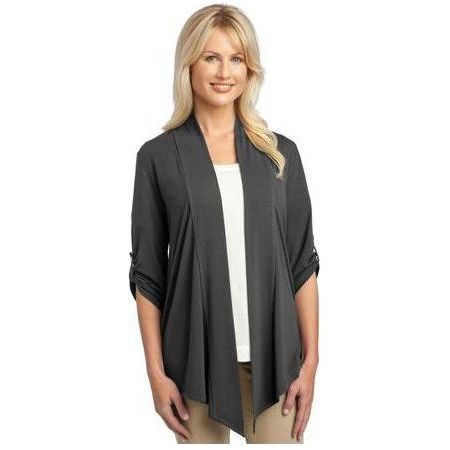 Ladies Concept Shrug 2X - Large Grey Smoke