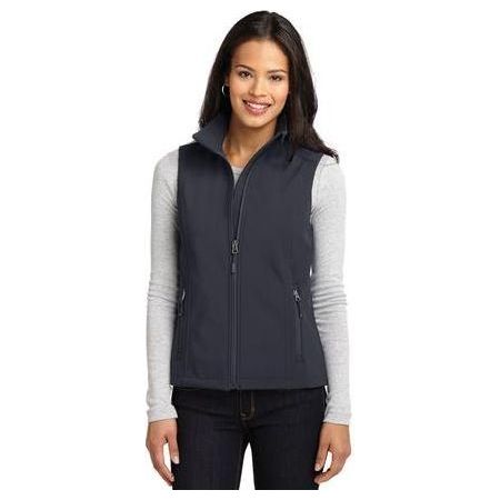 Ladies Core Soft Shell Vest Battleship Grey Small Soft Shell Jackets