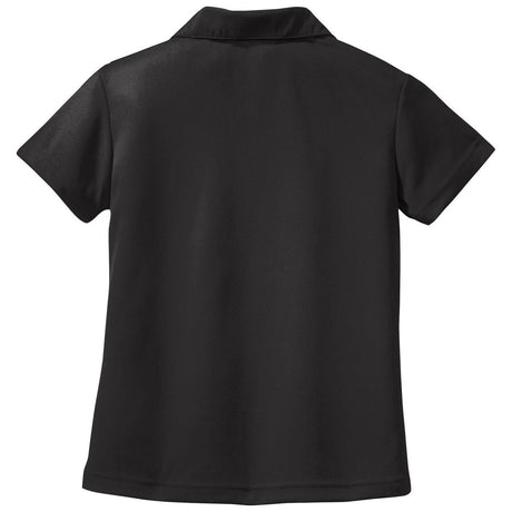 Ladies Dri - Mesh V - Neck Polo Black X - Small Polos/Knits