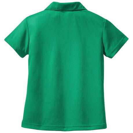 Ladies Dri - Mesh V - Neck Polo Kelly Green X - Small Polos/Knits