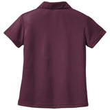 Ladies Dri - Mesh V - Neck Polo Maroon X - Small Polos/Knits