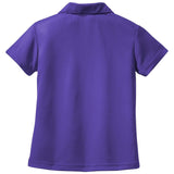Ladies Dri - Mesh V - Neck Polo Purple X - Small Polos/Knits