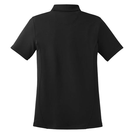 Ladies Dry Zone Raglan Accent Polo X - Small Black Women's