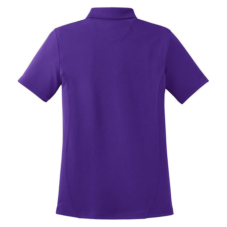 Ladies Dry Zone Raglan Accent Polo X - Small Purple Women's
