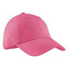 Ladies Garment Washed Cap Bright Pink Hats