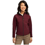 Ladies Glacier Soft Shell Jacket Caldera Red/Chrome Medium Soft Shell Jackets