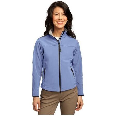 Ladies Glacier Soft Shell Jacket Lilac/Chrome 4X - Large Soft Shell Jackets