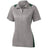 Ladies Heather Colorblock Contender Polo Vintage Heather/Forest Green X - Small Women's