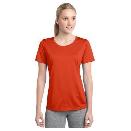 Ladies Heather Contender Scoop Neck Tee Large Cobalt Heather Short Sleeve T-Shirts