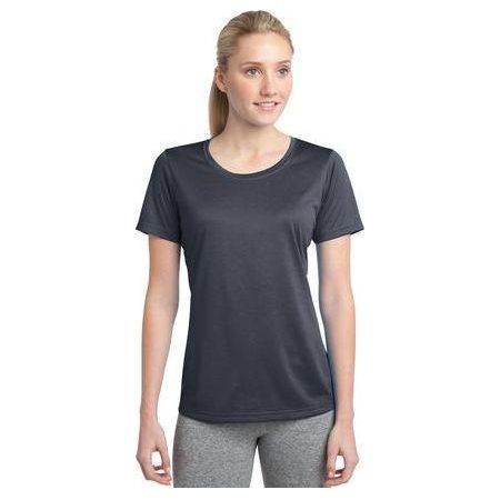 Ladies Heather Contender Scoop Neck Tee Small True Navy Heather Short Sleeve T-Shirts