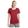Ladies Heather Contender Scoop Neck Tee X - Small Scarlet Heather Short Sleeve T-Shirts