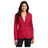 Ladies Knit Blazer X - Small Rich Red