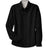 Ladies Long Sleeve Easy Care Shirt Black / Light Stone X - Small
