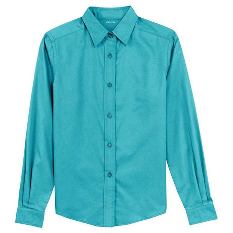 Ladies Long Sleeve Easy Care Shirt Light Pink X - Small