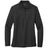 Ladies Long Sleeve Silk Touch Polo X - Small Black Women's