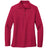 Ladies Long Sleeve Silk Touch Polo X - Small Red Women's