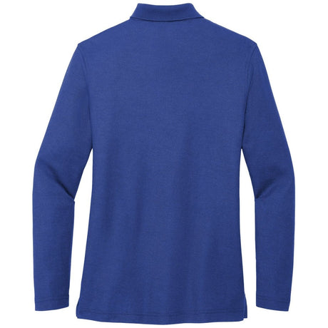 Ladies Long Sleeve Silk Touch Polo X - Small Royal Women's