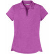 Ladies Moisture Wicking Heather Golf Polos in XS - 4XL X - Small Berry Heather