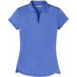 Ladies Moisture Wicking Heather Golf Polos in XS - 4XL X - Small True Royal Heather