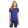 Ladies Perfect Weight Crew Tee Medium Deep Royal Short Sleeve T-Shirts