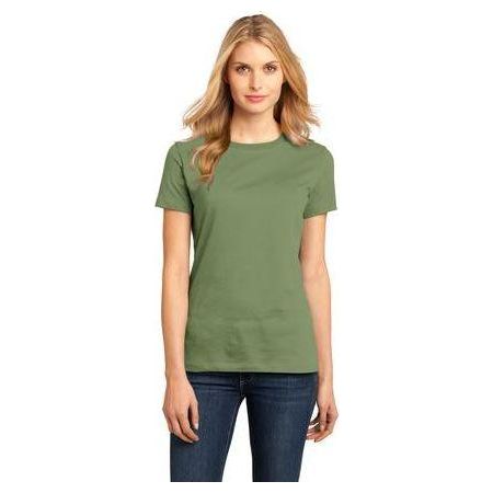 Ladies Perfect Weight Crew Tee Small Deep Royal Short Sleeve T-Shirts