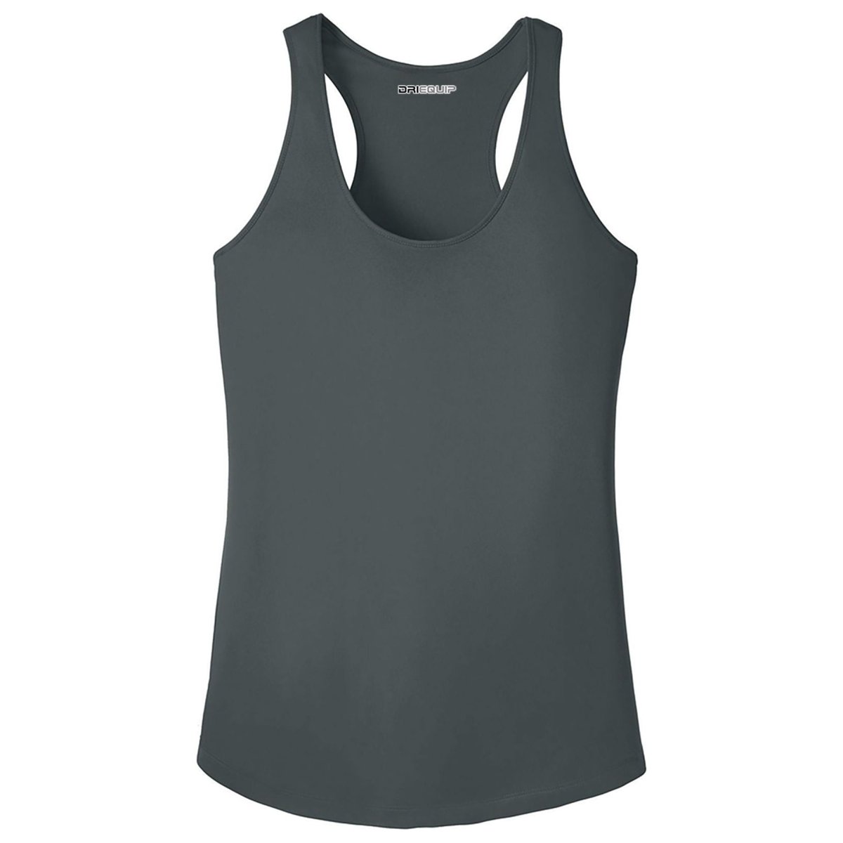 Ladies PosiCharge Competitor Racerback Tank Iron Grey X - Small Activewear