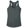 Ladies PosiCharge Competitor Racerback Tank Iron Grey X - Small Activewear
