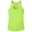 Ladies PosiCharge Competitor Racerback Tank Lime Shock X - Small Activewear