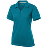 Ladies PosiCharge Micro - Mesh Polo X - Small Blue Wake Women's