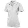 Ladies PosiCharge Micro - Mesh Polo X - Small White Women's