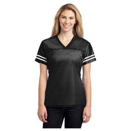 Ladies PosiCharge Replica Jersey Black / White XS