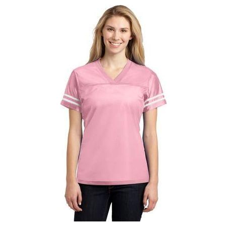 Ladies PosiCharge Replica Jersey Light Pink / White XS