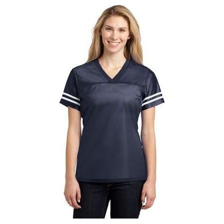 Ladies PosiCharge Replica Jersey Navy / White XS