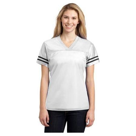 Ladies PosiCharge Replica Jersey White / Black XS
