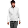 Ladies Puffy Vest White/Dark Slate X - Small