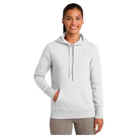 Ladies Pullover Hooded Sweatshirt 4X - Large White Sweatshirts