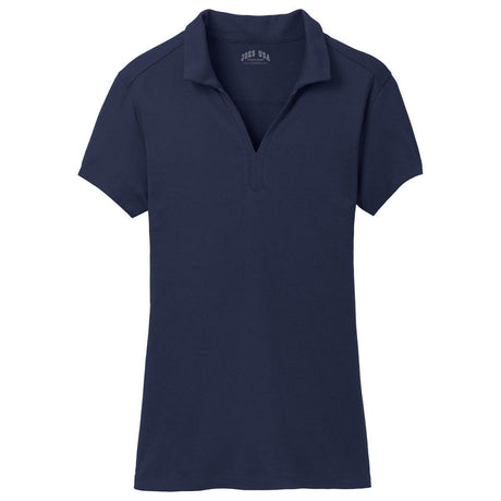 Ladies Rapid Dry Mesh Polo X - Small True Navy Polos/Knits