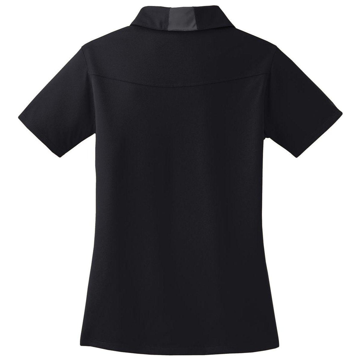 Ladies Side Blocked Micropique Sport - Wick Polo Black/Iron Grey X - Small Polos/Knits
