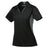 Ladies Side Blocked Micropique Sport - Wick Polo Black/Iron Grey X - Small Polos/Knits