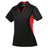 Ladies Side Blocked Micropique Sport - Wick Polo Black/True Red X - Small Polos/Knits