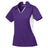 Ladies Side Blocked Micropique Sport - Wick Polo Purple/White X - Small Polos/Knits