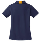 Ladies Side Blocked Micropique Sport - Wick Polo True Navy/Gold X - Small Polos/Knits